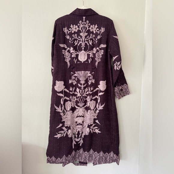 Soft Surroundings Masterpiece Duster in Purple Wine - Picture 7 of 7